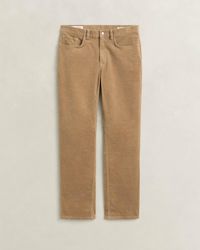 GANT - Regular Fit Cord Jeans - Lyst