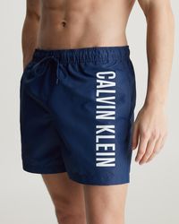 Calvin Klein - Intense Power Medium Drawstring Swimshorts - Lyst