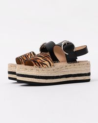Kanna - Pony Flatform Sandals - Lyst