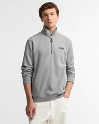 Barbour - Essential Half Zip Sweatshirt - Lyst