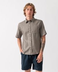 COLORFUL STANDARD - Short Sleeve Linen Shirt - Lyst