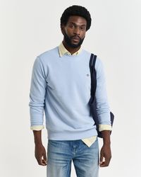 GANT - Regular Fit Shield Logo Crew Neck Sweatshirt - Lyst