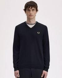 Fred Perry - Classic V Neck Jumper - Lyst