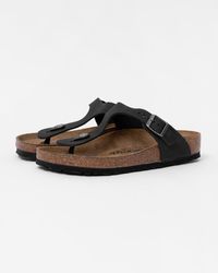Birkenstock - Gizeh Leather Sandals, Size: Uk 7.5 - Lyst