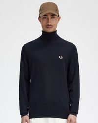 Fred Perry - Roll Neck Jumper - Lyst