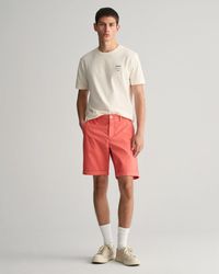 GANT - Regular Sunfaded Shorts - Lyst