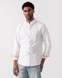 Paul Smith - Ps Long Sleeve Tailored Fit Shirt With Button Down Collar - Lyst