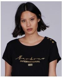 barbour ladies tee shirts