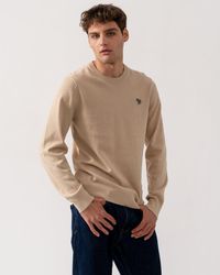 Paul Smith - Ps Crew Neck Zebra Badge Jumper - Lyst