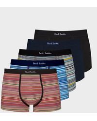 Paul Smith - 5 Pack Signature Stripe Trunks , Size: L - Lyst