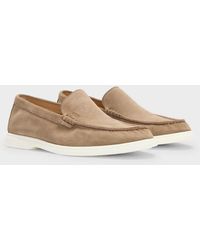 BOSS - Sienna Suede Loafers - Lyst