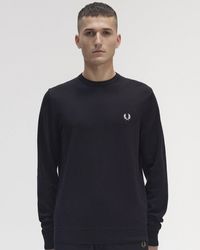 Fred Perry - Classic Crewneck Jumper - Lyst