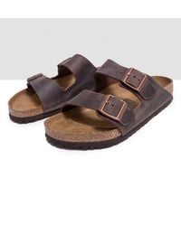 Birkenstock - Arizona Oiled Leather Leoi Unisex Sandals - Lyst