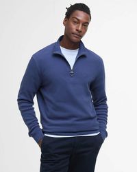 Barbour - Pique Int Half Zip Sweatshirt - Lyst