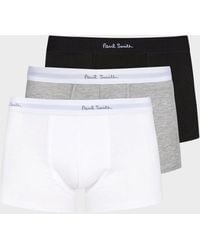 Paul Smith - 3-Pack Signature Waistband Mixed Trunks Size: L - Lyst