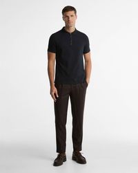 Barbour - Stately Zip Polo Shirt - Lyst