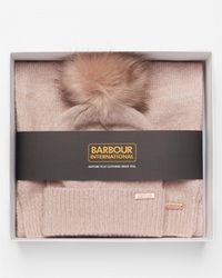 Barbour - Sparkle Beanie/Scarf - Lyst