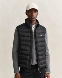 GANT - Light Down Shield Logo Gilet - Lyst