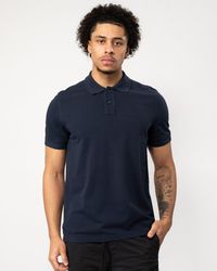 BOSS - Prime Cotton-Pique Polo Shirt With Logo Print Nos - Lyst