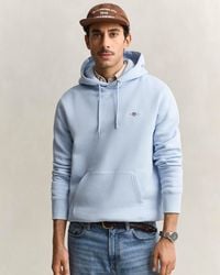 GANT - Regular Fit Shield Logo Pullover Hoodie - Lyst