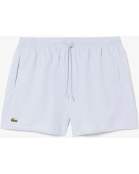Lacoste - Light Quick-Dry Swim Shorts - Lyst