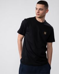 Belstaff - Short Sleeved Logo Patch T-Shirt - Lyst