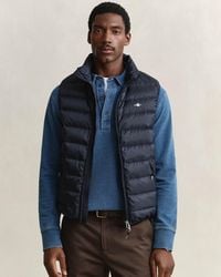 GANT - Light Down Shield Logo Gilet - Lyst