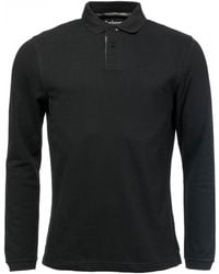 barbour long sleeve sports polo