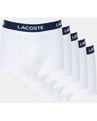 Lacoste - 5-Pack Stretch Cotton Trunks 001, Size: M - Lyst