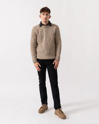 GANT - Wool Blend Neps Crew Neck Jumper - Lyst