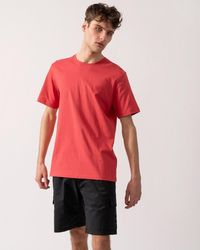 BOSS - Tales Cotton-jersey T-shirt With Logo Patch - Lyst