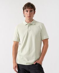 BOSS - Passenger Stretch-Cotton Slim-Fit Polo Shirt With Logo Patch - Lyst