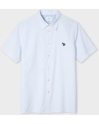 Paul Smith - Ps Casual Fit Short Sleeve Zebra Badge Shirt - Lyst