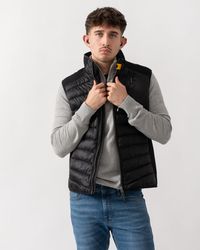 Parajumpers - Zavier Fleece/Nylon Gilet - Lyst