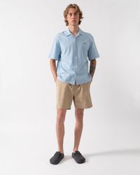 Lacoste - Relaxed Fit Stretch Cotton Shorts - Lyst