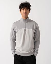 BOSS - Loungewear Tracksuit 1/4 Zip Jacket 50545583 - Lyst
