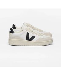 Veja - V-90 Ot Leather Trainers - Lyst