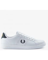 Fred Perry - B721 Leather Trainers Nos - Lyst