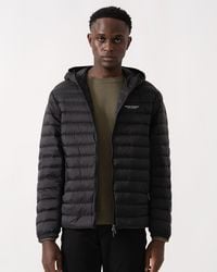 ARMANI EXCHANGE - Milano/New York Hooded Down Jacket - Lyst