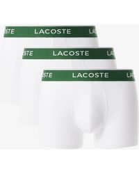 Lacoste - 3-Pack Of Trunks - Lyst