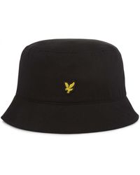 lyle and scott bucket hat pink