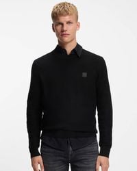 BOSS - Anion S Crew Neck Jumper - Lyst