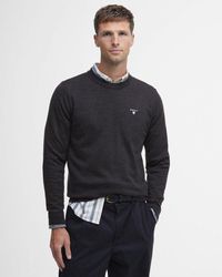 Barbour - Merino Crew Neck Sweater - Lyst