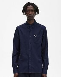 Fred Perry - Long Sleeve Oxford Shirt - Lyst