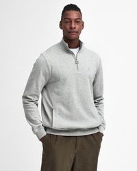 Barbour - Beckhill Half Zip Sweatshirt Size: L - Lyst