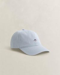 GANT - Shield Logo Cotton Twill Cap - Lyst