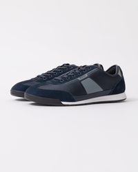 BOSS - Nitan Low-Top Trainers With Structured Trims - Lyst
