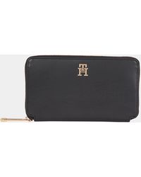 Tommy Hilfiger - Iconic Tommy Large Zip Purse - Lyst