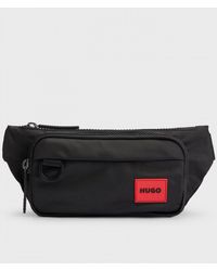 HUGO - Ethon 2.0 Belt Bag With Logo Patch Nos - Lyst