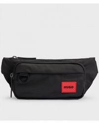 HUGO - Ethon 2.0 Belt Bag With Logo Patch Nos - Lyst